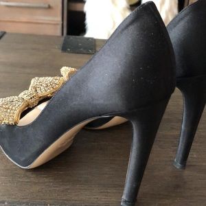 Valentino Shoes - VALENTINO satin crystal couture bow d’orsay pumps Valentino Shoes - VALENTINO satin crystal couture bow d’orsay pumps